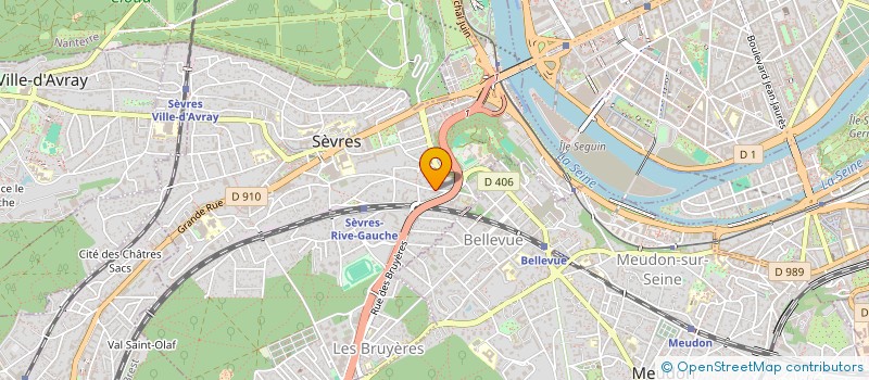 localisation de l'entreprise SEVRES CHAVILLE RUGBY à SEVRES
