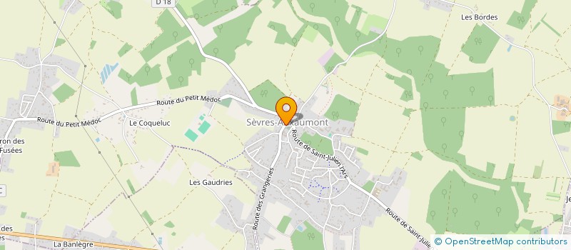 localisation de l'entreprise SEVRES DEFENSE ET FORME  SEVRES-ANXAUMONT