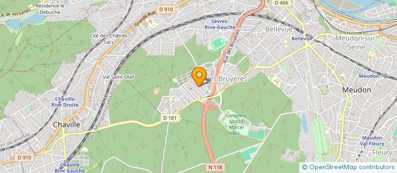 localisation de l'entreprise SEVRES'ESTIVAL à SEVRES