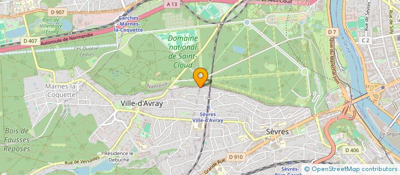 localisation de l'entreprise SEVRES GAMBETTA  SEVRES