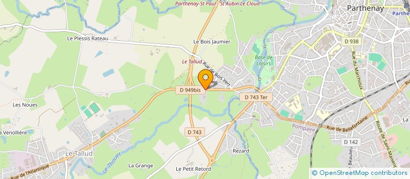 localisation de l'entreprise SEVRES GATINE MECANIQUE DE PRECISION à LE TALLUD