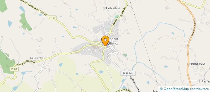 localisation de l'entreprise SEVRES JAURES  MONTPEZAT-DE-QUERCY