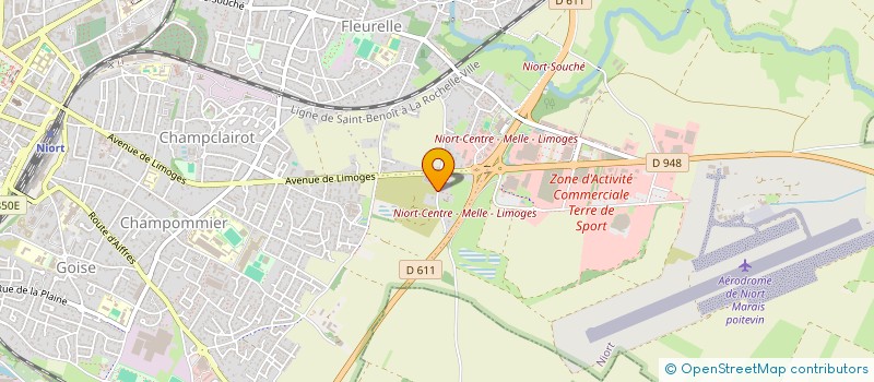 localisation de l'entreprise SEVRES MATERIAUX RECYCLAGE  NIORT