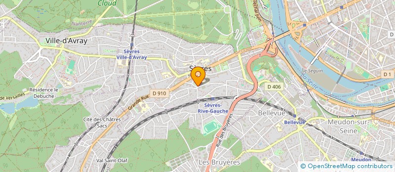 localisation de l'entreprise SEVRES NOROC à SEVRES