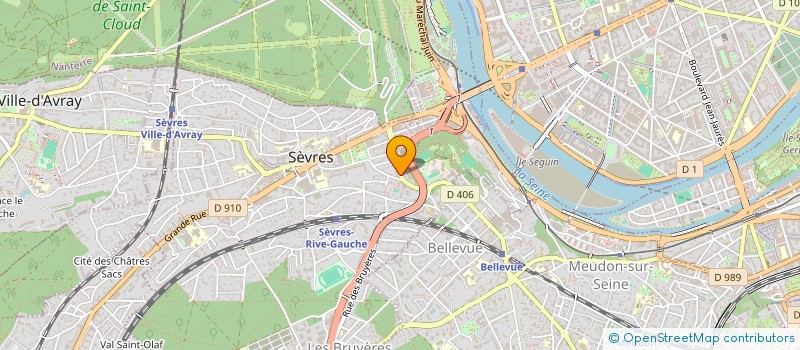 localisation de l'entreprise SEVRES SERVICES à SEVRES
