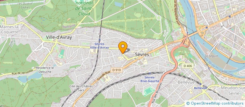 localisation de l'entreprise SEVRES SERVICES à SEVRES