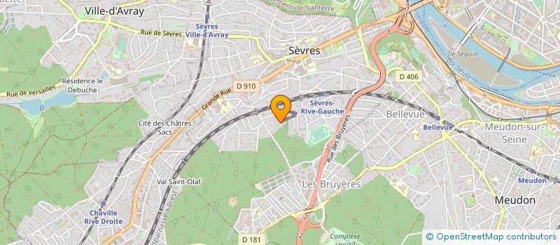 localisation de l'entreprise SEVRES VELO TOUT TERRAINS à SEVRES