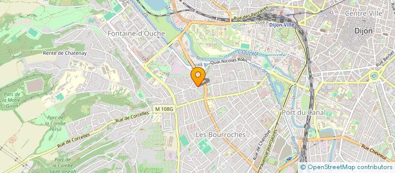 localisation de l'entreprise SEVREY à DIJON