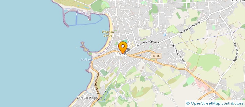 localisation de l'entreprise SEVRIC  ERQUY