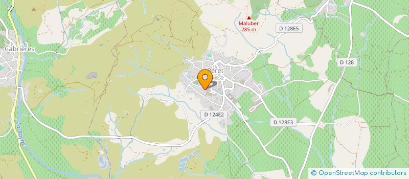 localisation de l'entreprise SEVRIN ISABELLE ATELIER PERLA LUNA  PERET