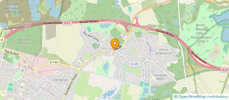 localisation de l'entreprise SEVSEB  PECQUENCOURT