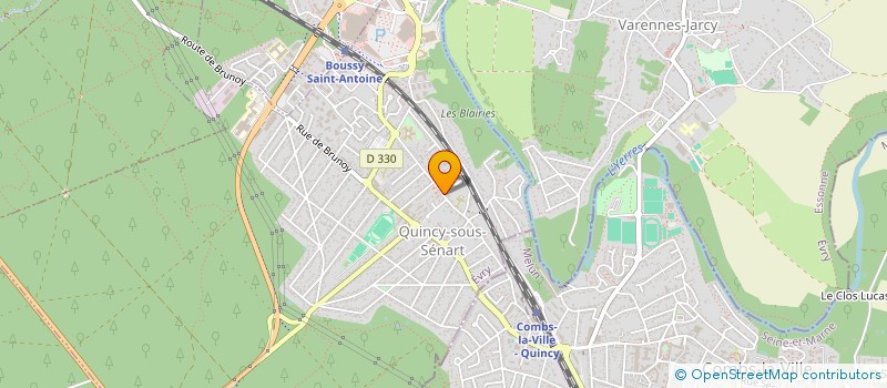 localisation de l'entreprise SEVYA FINANCES  QUINCY-SOUS-SENART