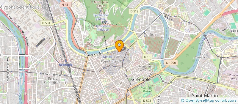 localisation de l'entreprise SEVYRAM  GRENOBLE