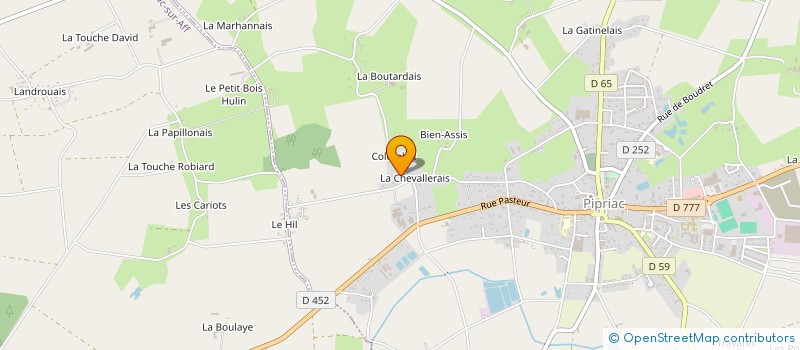 localisation de l'entreprise SEW'B IMMO  PIPRIAC