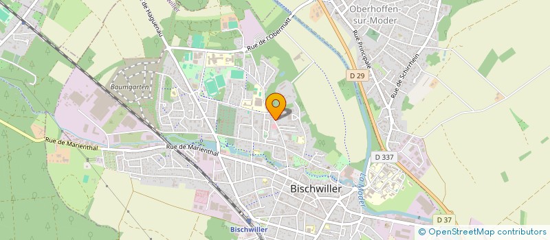 localisation de l'entreprise SEWAPACK à BISCHWILLER