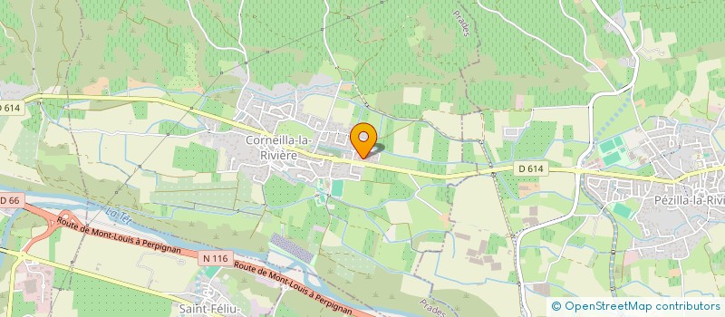 localisation de l'entreprise SEWE  CORNEILLA-LA-RIVIERE