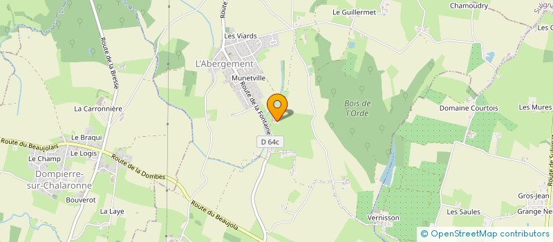 localisation de l'entreprise SEWERDEV SERVICE à L'ABERGEMENT-CLEMENCIAT