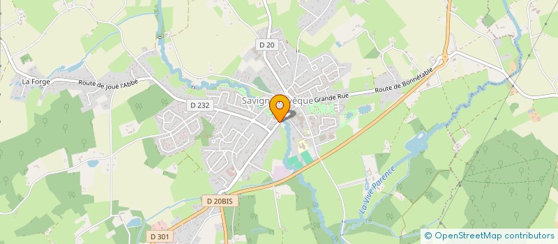 localisation de l'entreprise SEWIG DISTRIBUTION  SAVIGNE-L'EVEQUE