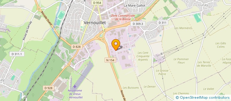 localisation de l'entreprise SEWTOO à VERNOUILLET