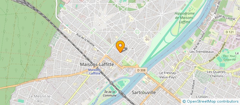 localisation de l'entreprise SEXTA HORA  MAISONS-LAFFITTE