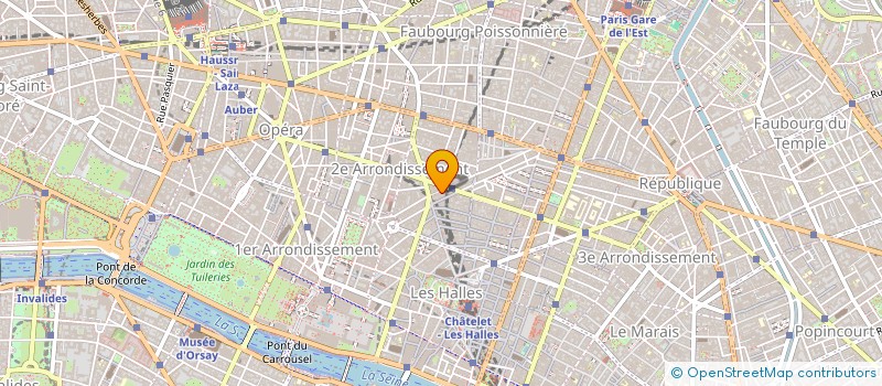 localisation de l'entreprise SEXTANT COMMUNICATION  PARIS