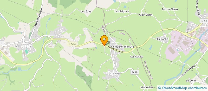 localisation de l'entreprise SEXTANT ETIQUETTES à MONTAGNY