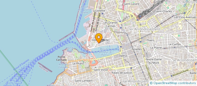 localisation de l'entreprise SEXTANT NAVIGATION FRANCE SARL à MARSEILLE