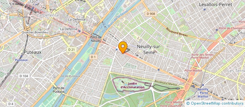 localisation de l'entreprise SEXTANT PROPERTIES à NEUILLY-SUR-SEINE