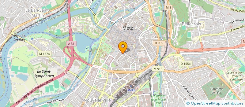 localisation de l'entreprise SEXTANT SA à METZ