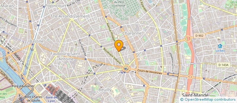 localisation de l'entreprise SEXTHANT à PARIS