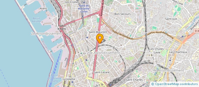 localisation de l'entreprise SEXY à MARSEILLE