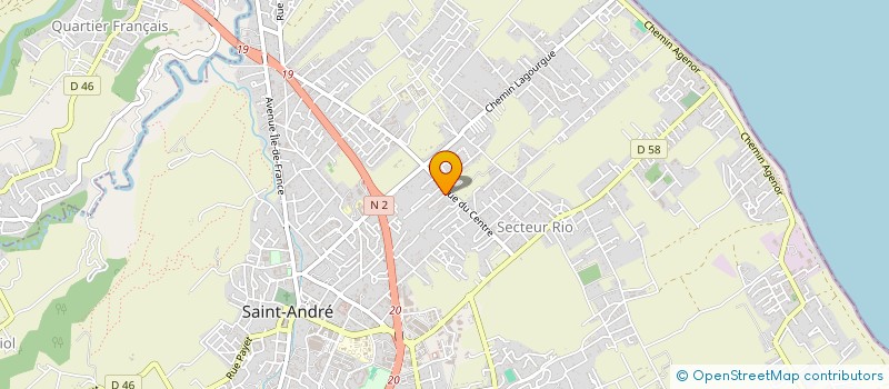 localisation de l'entreprise SEXYRUN.COM à SAINT-ANDRE