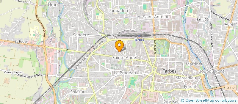 localisation de l'entreprise SEY  TARBES