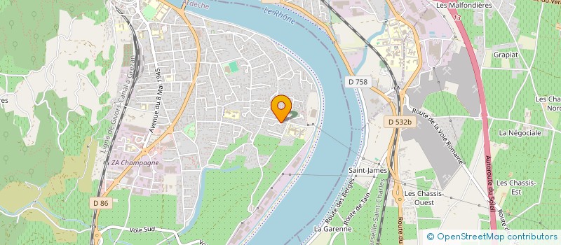 localisation de l'entreprise SEY INSTITUT à TOURNON-SUR-RHONE