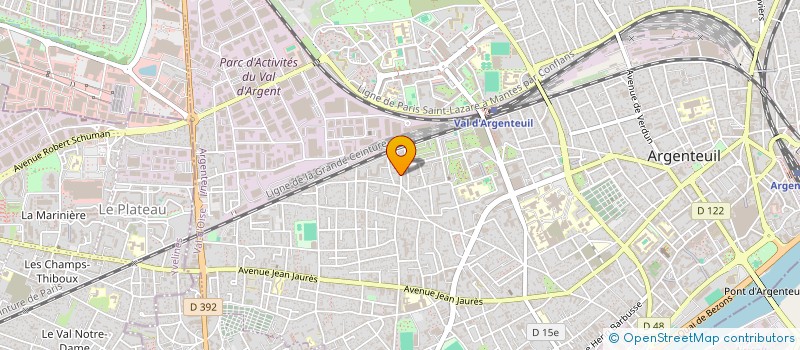 localisation de l'entreprise SEY SERVICES à ARGENTEUIL