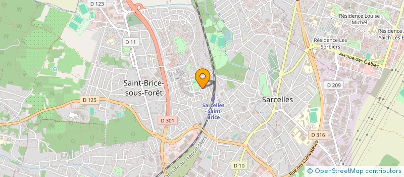 localisation de l'entreprise SEY SERVICES  ST BRICE SOUS FORET