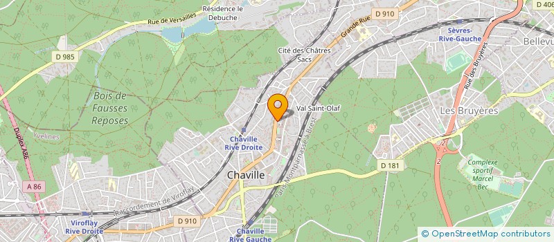 localisation de l'entreprise SEYA ASSISTANCE à CHAVILLE