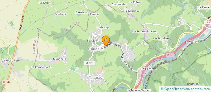 localisation de l'entreprise SEYA JAUMET  DARGOIRE