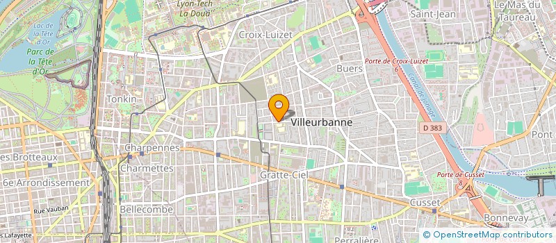 localisation de l'entreprise SEYA TERRA  VILLEURBANNE