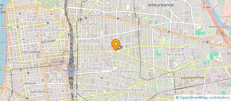 localisation de l'entreprise SEYANA BEAUTY  VILLEURBANNE