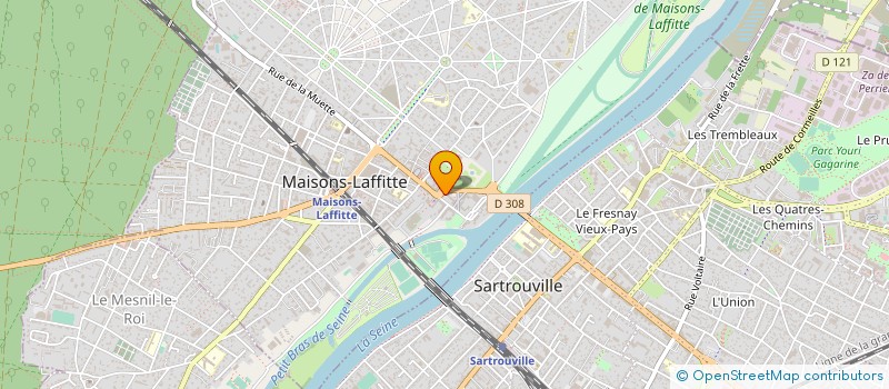 localisation de l'entreprise SEYANTES TECH  MAISONS-LAFFITTE