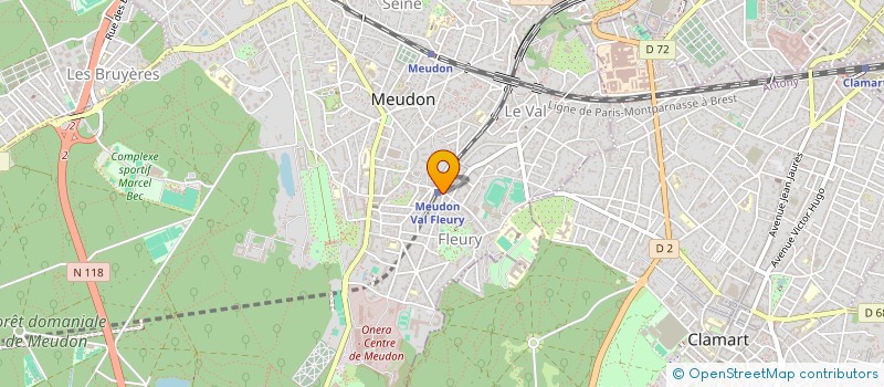 localisation de l'entreprise SEYE S à MEUDON