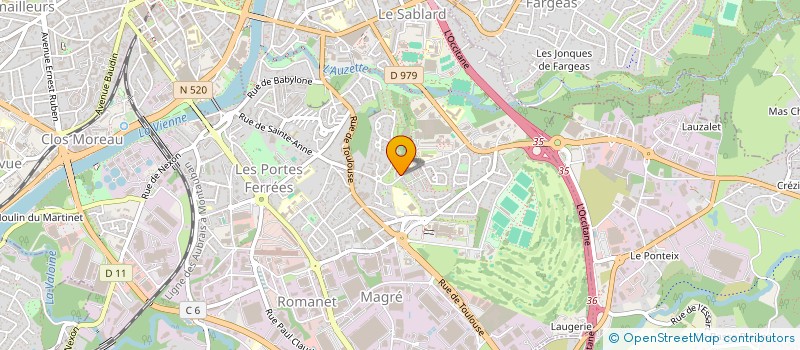 localisation de l'entreprise SEYES FORMATION à LIMOGES