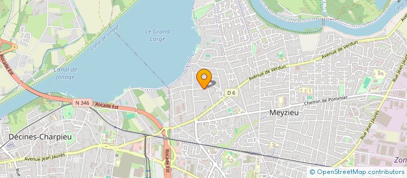 localisation de l'entreprise SEYFLORE  MEYZIEU