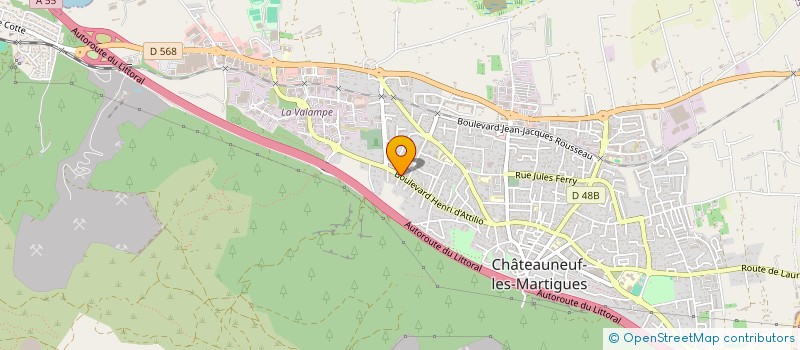 localisation de l'entreprise SEYFRE à CHATEAUNEUF-LES-MARTIGUES