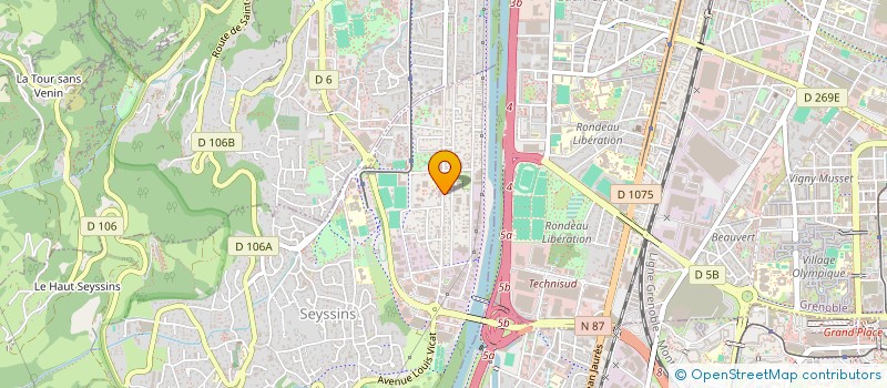 localisation de l'entreprise SEYGUI à SEYSSINS