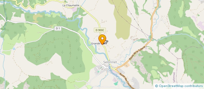 localisation de l'entreprise SEYLA  SELONNET