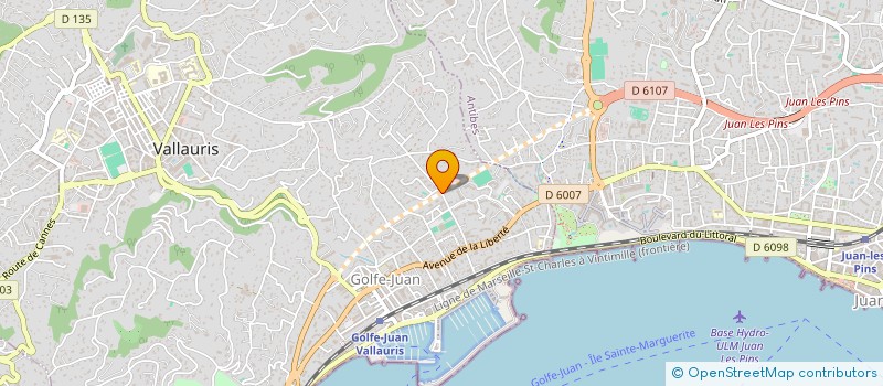 localisation de l'entreprise SEYLOR à VALLAURIS