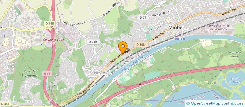 localisation de l'entreprise SEYMARC CONSEIL TRAVAUX (SCT) à NEYRON