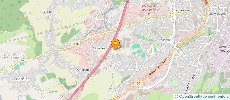 localisation de l'entreprise SEYN'AUDIT à ANNECY